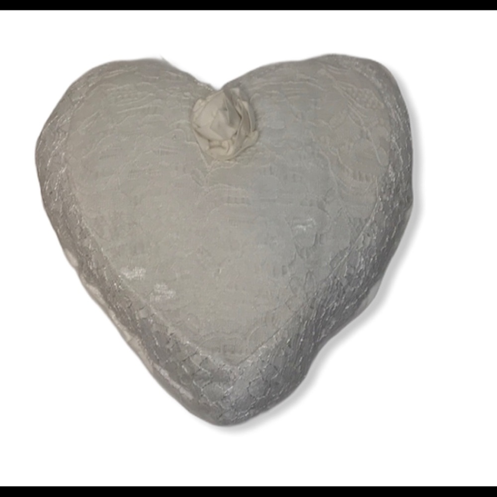 Small heart shaped pillow